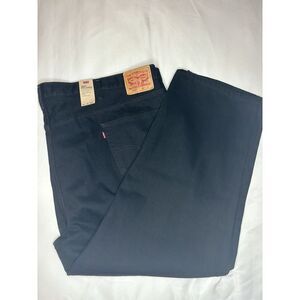 Levi's 550 Men Jeans Size‎ 54x30 Relaxed Black Denim Red Tab Big & Tall NWT